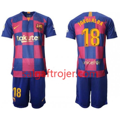 FC Barcelona Fodboldtrøjer Jordi Alba 18 Børn Hjemmebanesæt 2019/20 Kort ærmer FC Barcelona Fodboldtrøjer Jordi Alba 18 Børn Hjemmebanesæt 2019/20 Kort ærmer